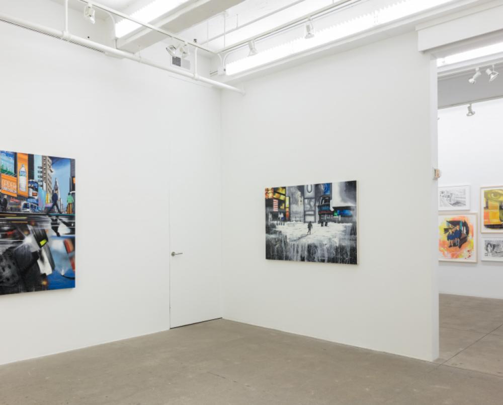 Installation View--Daily Commute