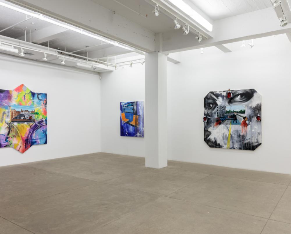 Installation View--Daily Commute