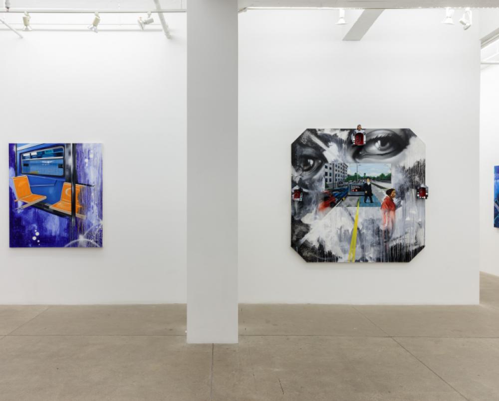 Installation View--Daily Commute