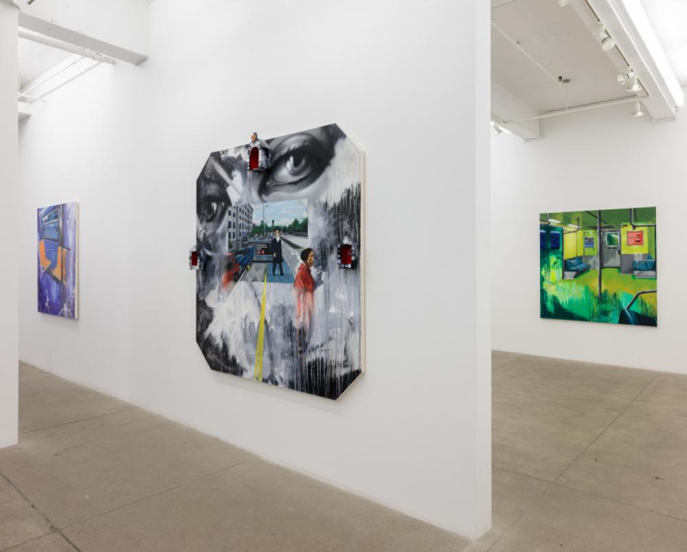 Installation View--Daily Commute