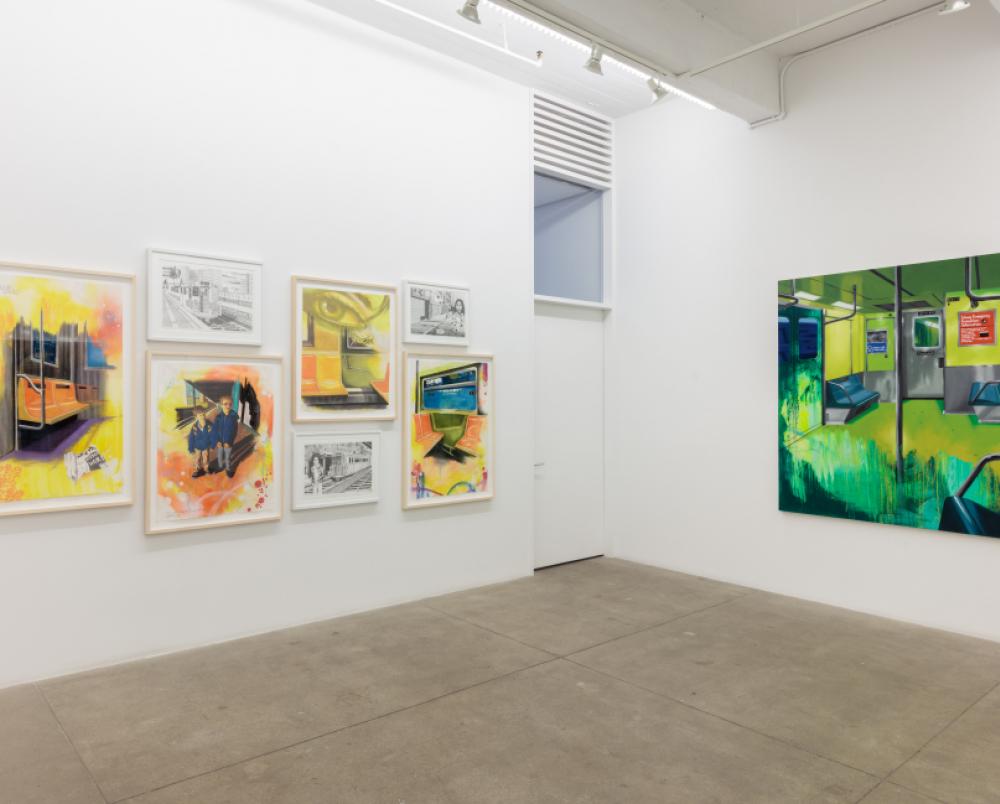 Installation View--Daily Commute