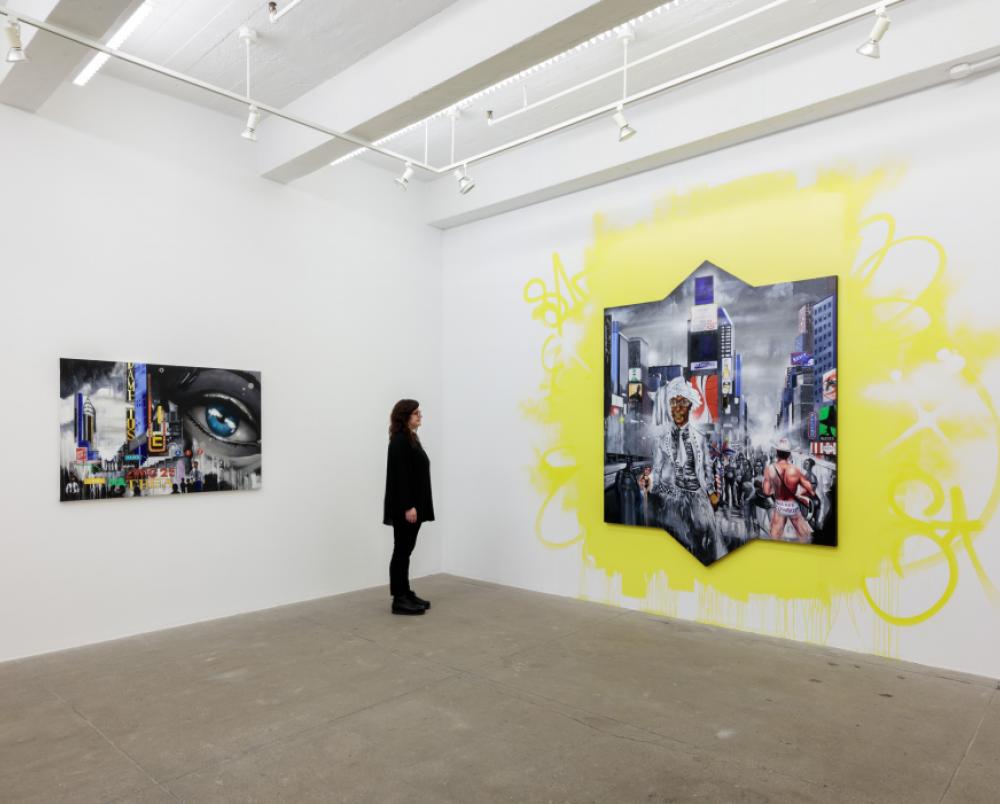 Installation View--Daily Commute