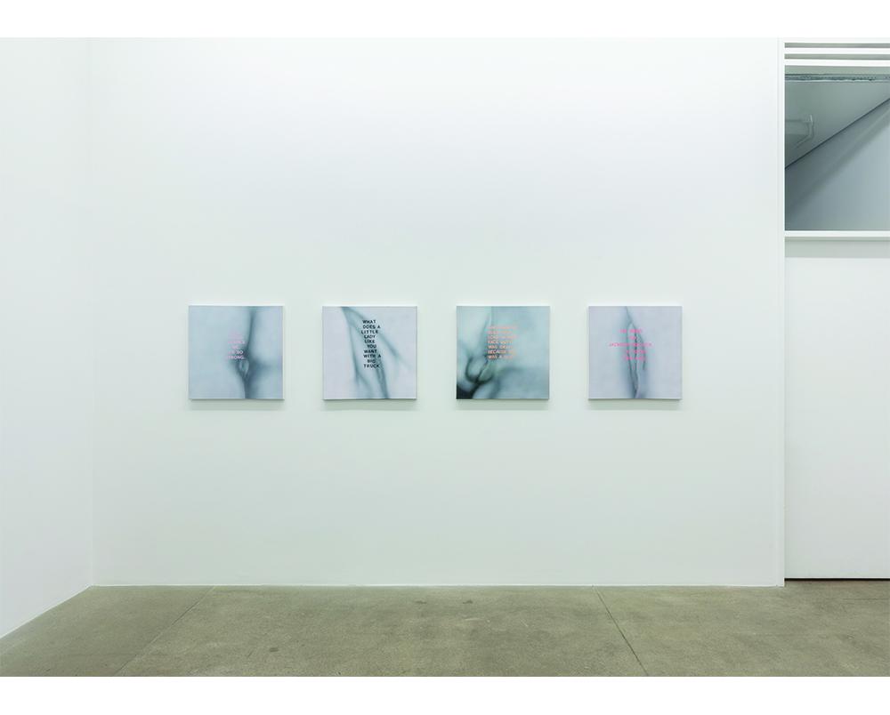 Installation View - Will She Ever Shut Up?