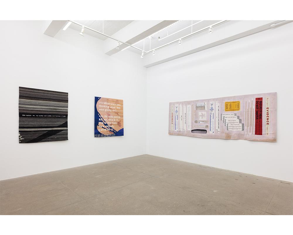 Installation View - used tape 