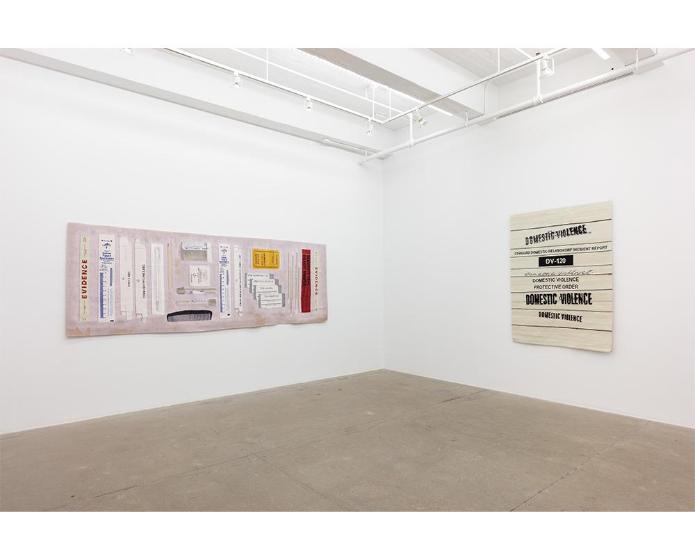 Installation View - used tape 