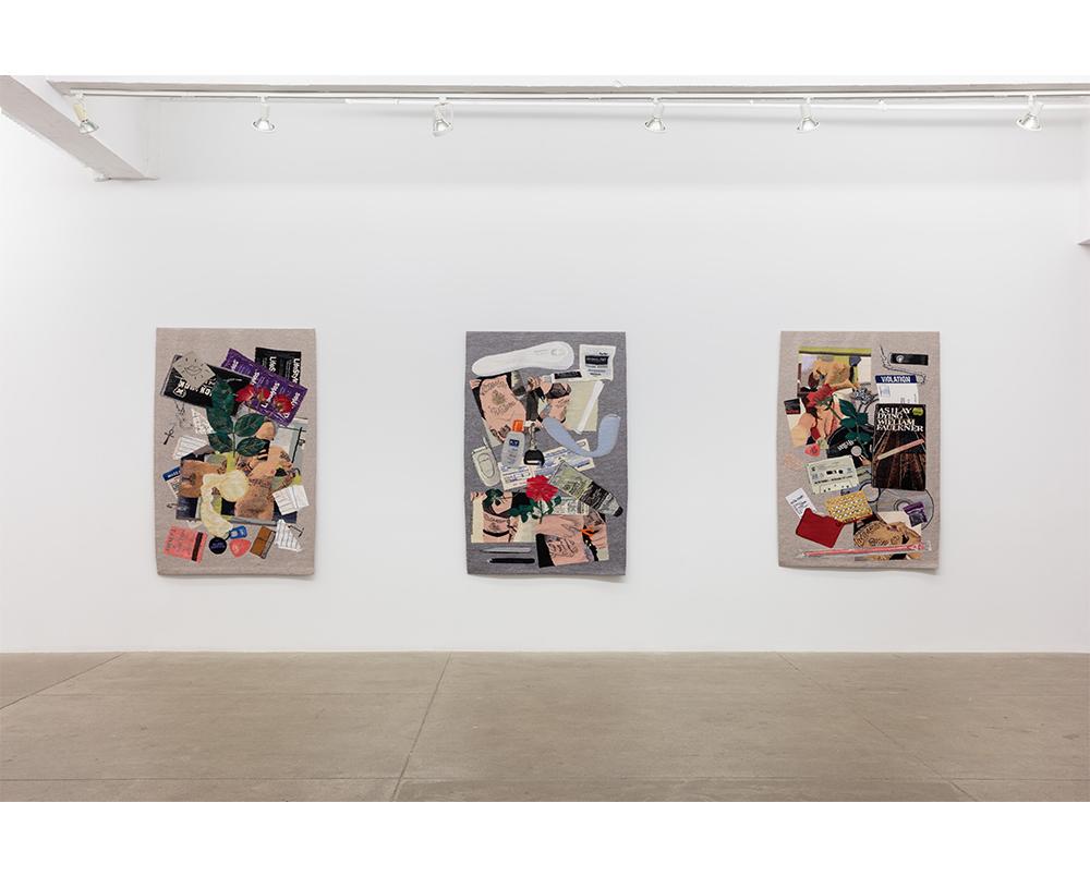 Installation View - used tape 