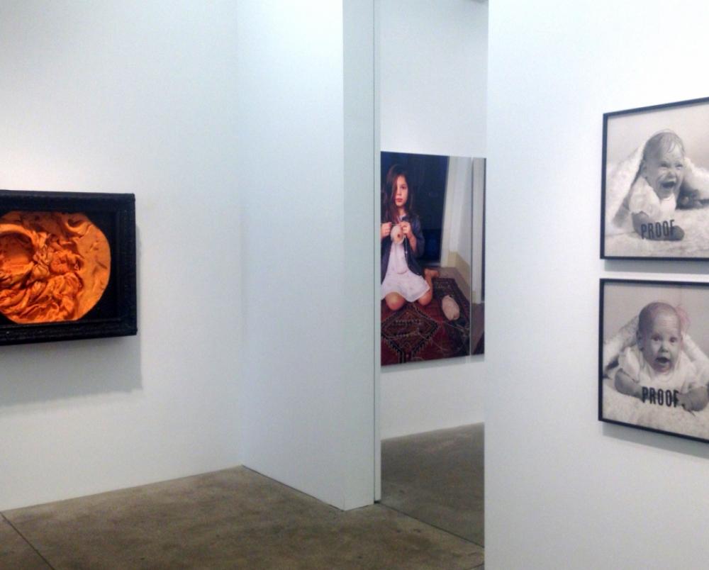 Installation view from left: Jeanne Silverthorne, Margie Geerlinks and Adele Crawford