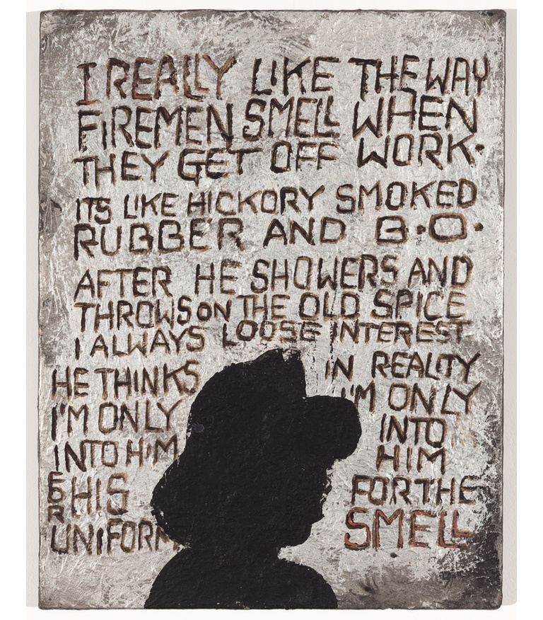 I Really Like the Way Firemen Smell 1988 14 x 11 inches