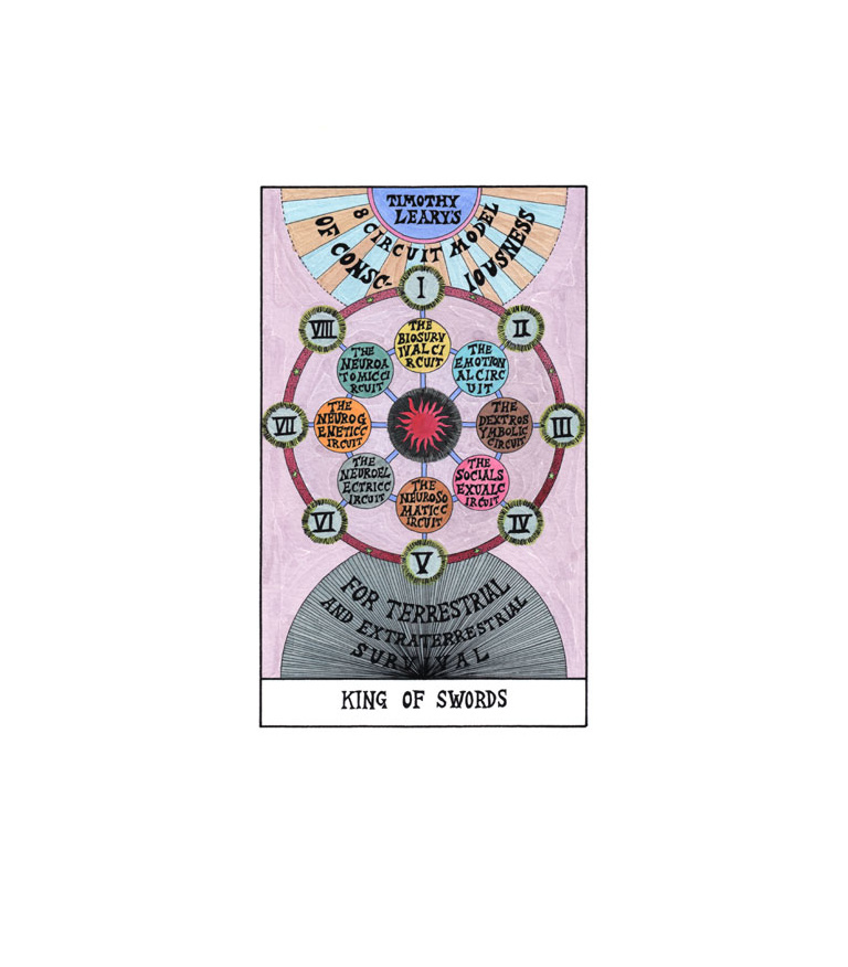 King of Swords - 8- Circuit Model of Consciousness (tarot) 