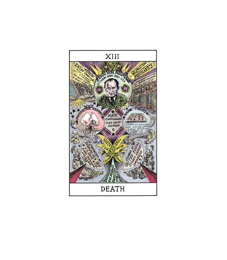 XII Death - John von Neumann (tarot) 2009-11