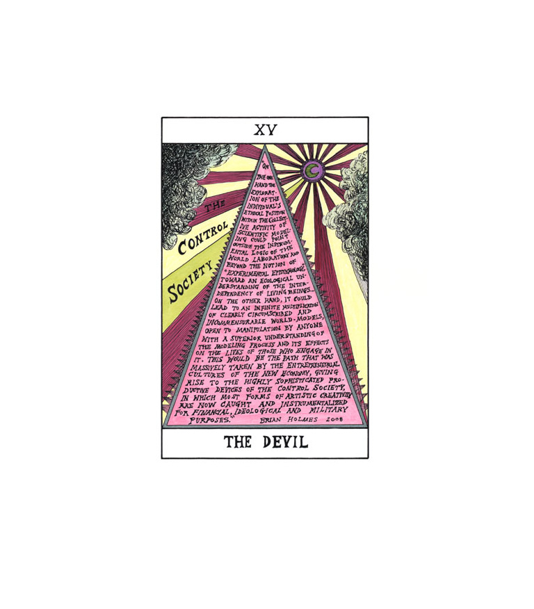 XV The Devil - The Control Society (tarot) 2009-11