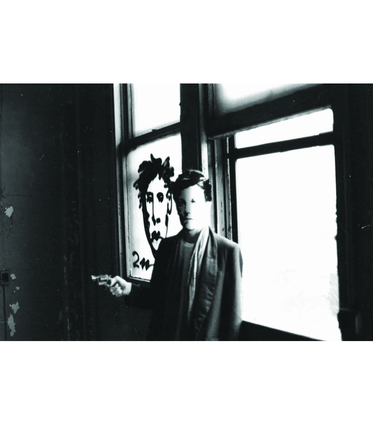 Arthur Rimbaud in New York (with gun in west side pier warehouse), 1978-79