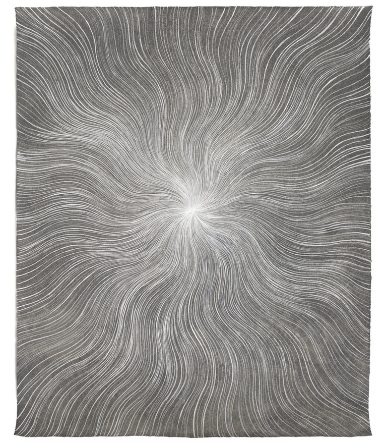 Untitled (Gray Wavy Ray)