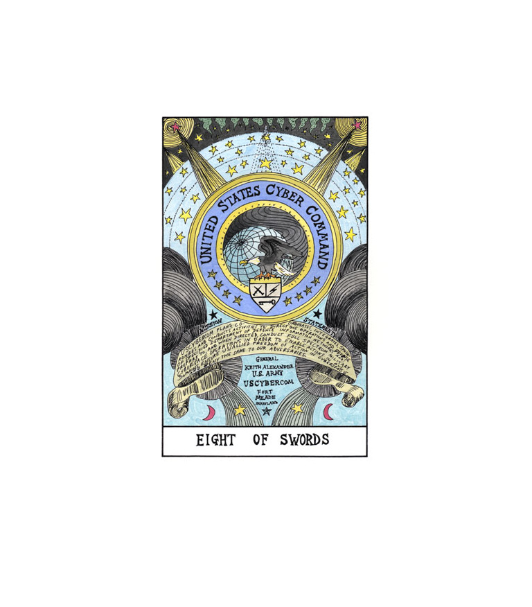 Eight of Swords-US Cyber Command (tarot) 2009-11