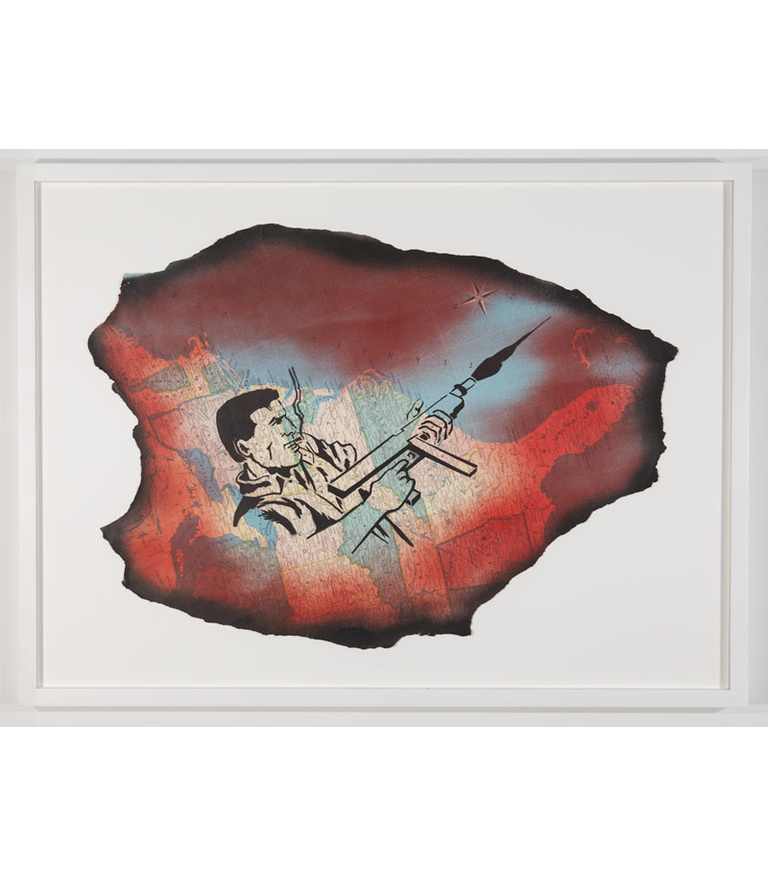 David Wojnarowicz Untitled Man with Gun 1982