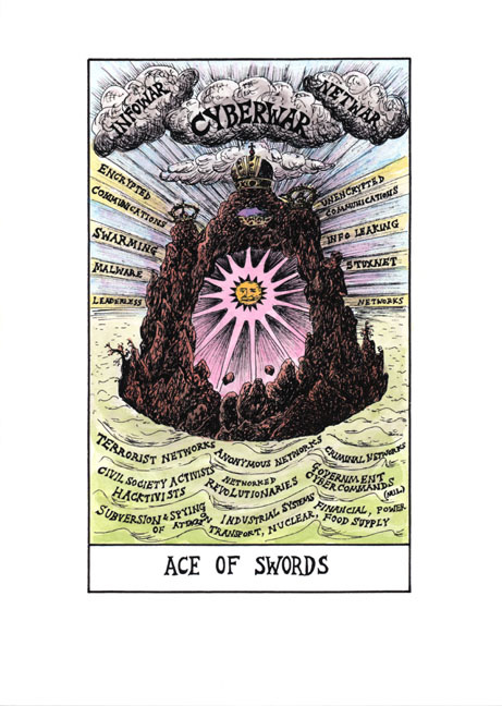 Ace of Swords-Cyber War (tarot) 2009-11