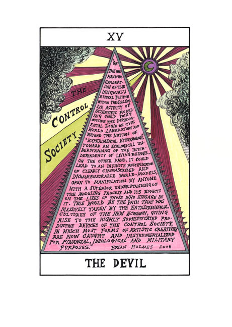 XV The Devil - The Control Society (tarot) 2009-11