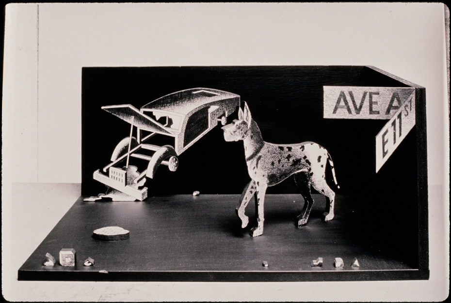 Dog with Abandoned Car 1976