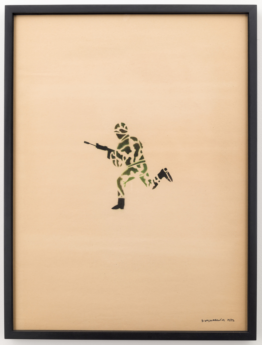 Untitled (Running Soldier in Camouflage)