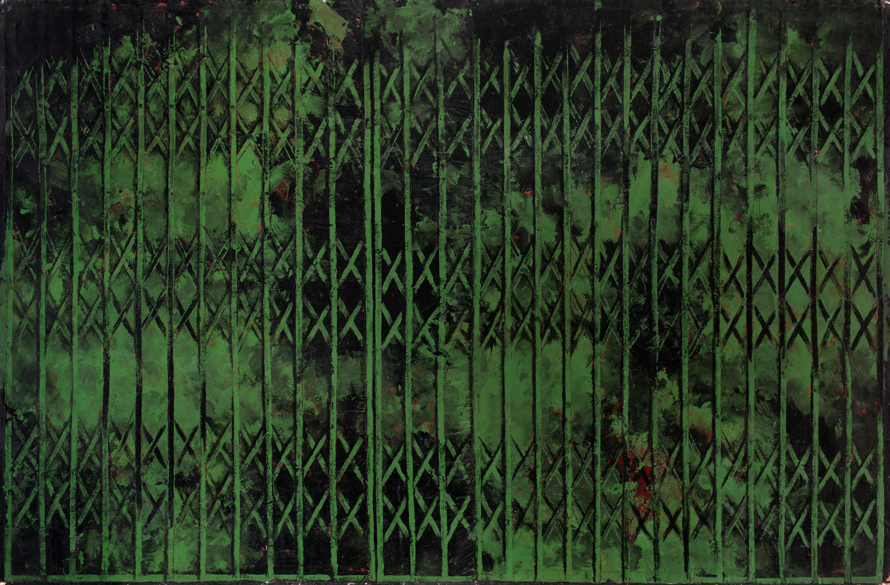 Untitled (green storefront) 1985