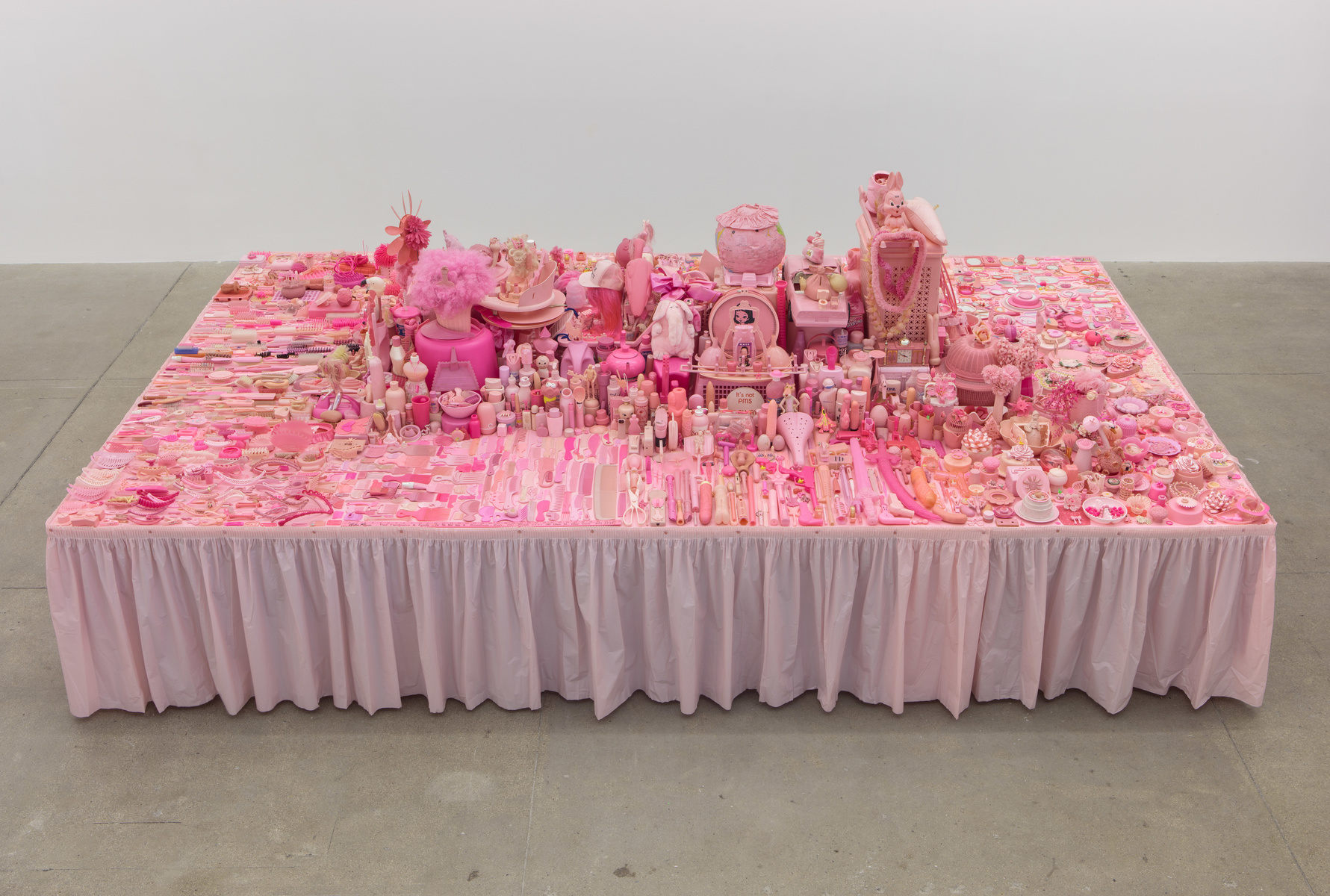 Pink Project Table (detail)