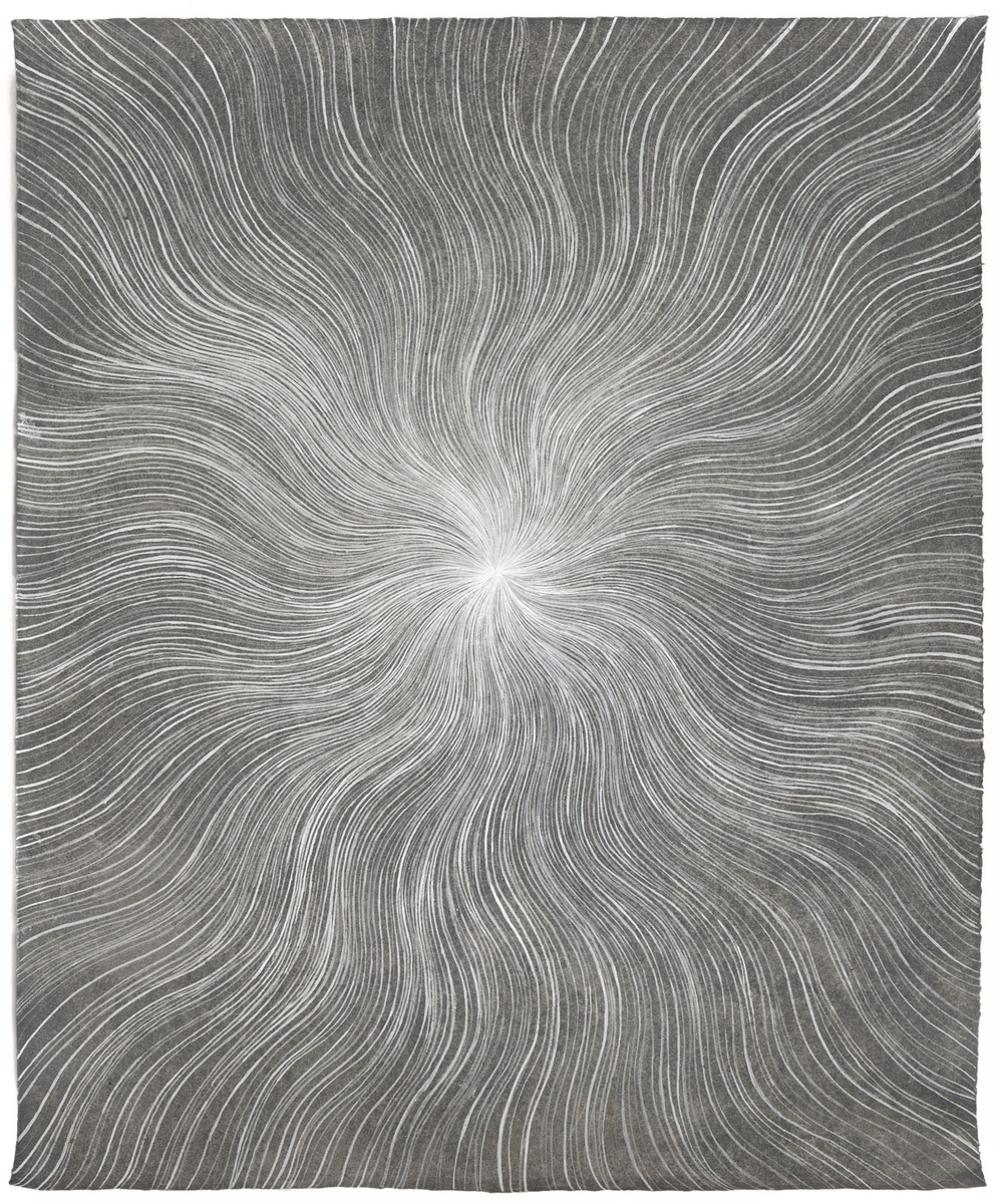 Untitled (Gray Wavy Ray)