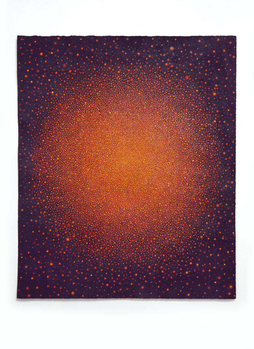 Untitled (Orange Sun on Purple) 