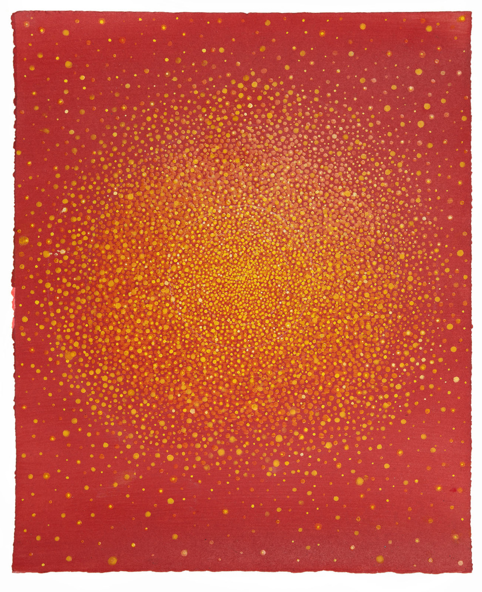 Untitled (Yellow Sun on Orange)