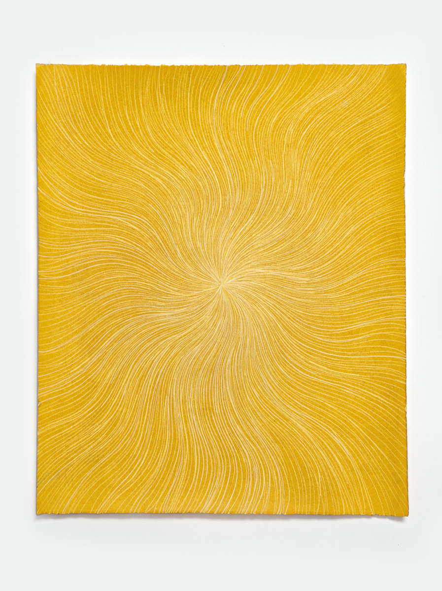 Untitled (Yellow Wavy Ray)