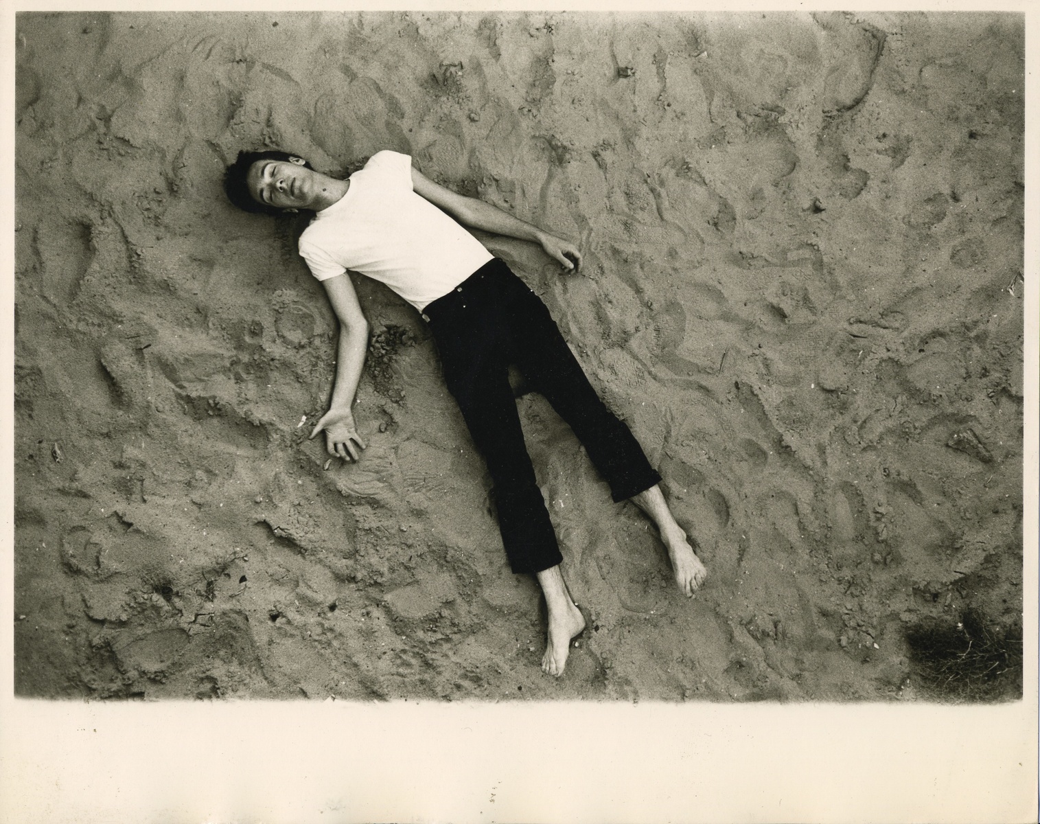 Untitled (Brian on sand)